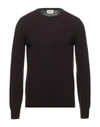 Brooksfield Sweaters In Maroon