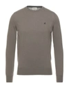 Brooksfield Sweaters In Khaki