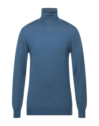 Paolo Pecora Turtlenecks In Slate Blue