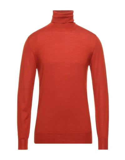 Paolo Pecora Turtlenecks In Rust