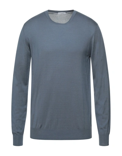 Paolo Pecora Sweaters In Pastel Blue