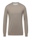 Paolo Pecora Sweaters In Beige