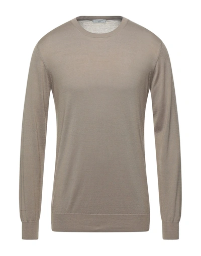 Paolo Pecora Sweaters In Khaki