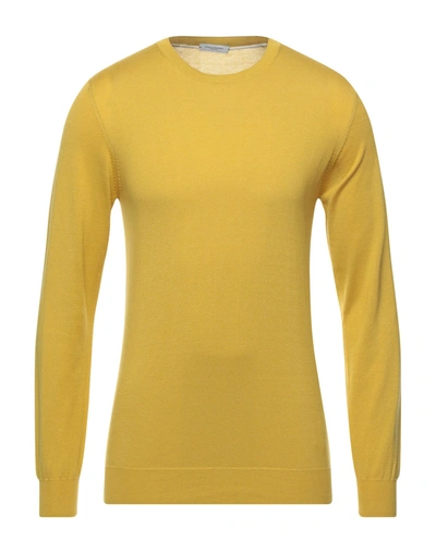 Paolo Pecora Sweaters In Ocher