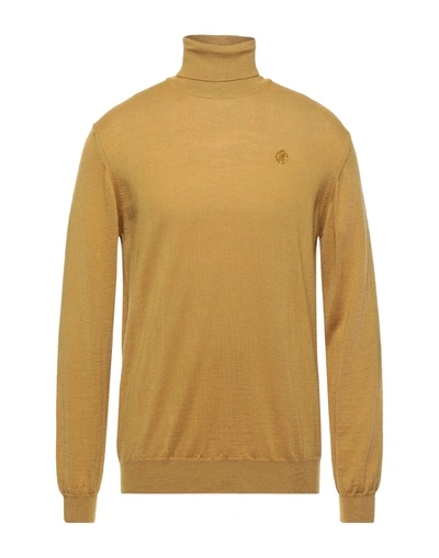 Roberto Cavalli Turtlenecks In Ocher
