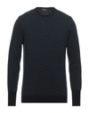 Drumohr Sweaters In Dark Green