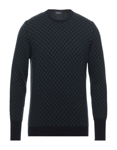 Drumohr Sweaters In Dark Green