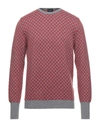 Drumohr Sweaters In Coral