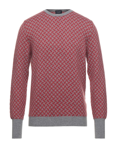 Drumohr Sweaters In Coral