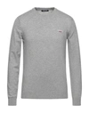 Roberto Cavalli Sport Sweaters In Light Grey