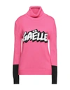 Gaelle Paris Turtlenecks In Fuchsia