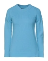 Alpha Studio Sweaters In Sky Blue