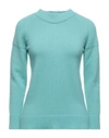 Alpha Studio Sweaters In Turquoise