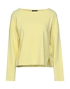 Roberto Collina Sweaters In Yellow