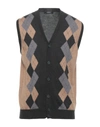 Alpha Studio Cardigans In Grey