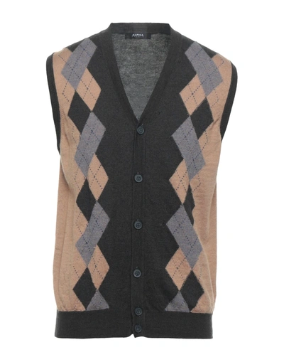 Alpha Studio Cardigans In Grey