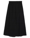 Alpha Studio Long Skirts In Black