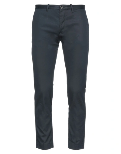 Nine:inthe:morning Nine In The Morning Man Pants Black Size 36 Cotton, Elastane In Blue