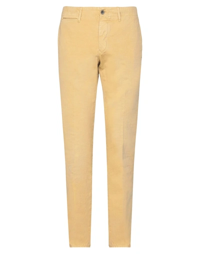 Incotex Pants In Ocher