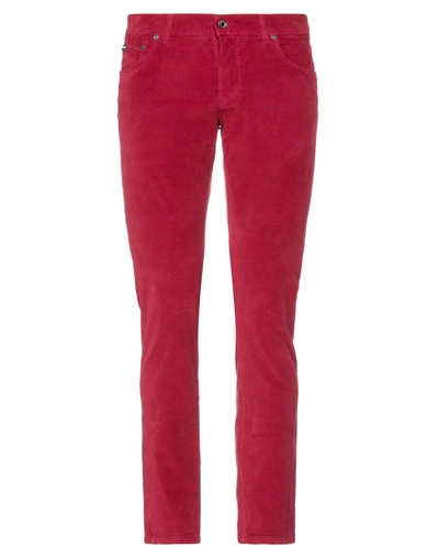 Dolce & Gabbana Pants In Maroon