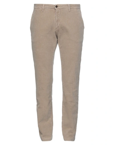 Four.ten Industry 4/10 Four. Ten Industry Man Pants Beige Size 34 Cotton, Linen, Elastane In Beige