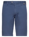 At.p.co At. P.co Man Shorts & Bermuda Shorts Blue Size 28 Cotton, Elastane