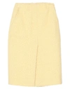 Marni Midi Skirts In Light Yellow