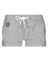 Aeronautica Militare Woman Shorts & Bermuda Shorts Light Grey Size Xl Cotton, Polyester