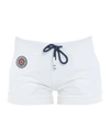 Aeronautica Militare Woman Shorts & Bermuda Shorts White Size S Cotton, Polyester In White