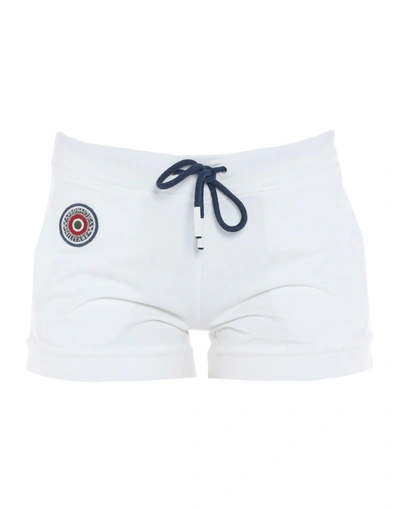 Aeronautica Militare Woman Shorts & Bermuda Shorts White Size S Cotton, Polyester