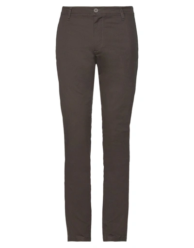 Armani Exchange Pants In Dark Brown