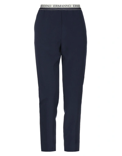 Ermanno Di Ermanno Scervino Pants In Dark Blue
