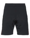 Alexander Mcqueen Man Shorts & Bermuda Shorts Black Size M Cotton, Polyester