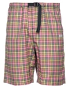 Msgm Man Shorts & Bermuda Shorts Pink Size 34 Polyester