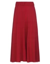 Aspesi Midi Skirts In Red