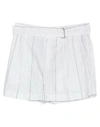 Ndegree21 Woman Shorts & Bermuda Shorts White Size 8 Cotton In White