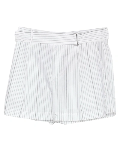 Ndegree21 Woman Shorts & Bermuda Shorts White Size 6 Cotton