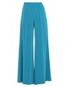 GIANLUCA CAPANNOLO GIANLUCA CAPANNOLO WOMAN PANTS TURQUOISE SIZE 6 TRIACETATE, POLYESTER,13635966NJ 3