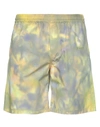 Msgm Shorts & Bermuda Shorts In Yellow