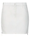 Givenchy High-rise Denim Miniskirt In White