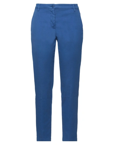 Jacob Cohёn Woman Pants Azure Size 26 Cotton, Lyocell, Elastane In Blue
