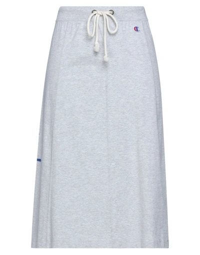Champion Midi Skirts In Light Grey