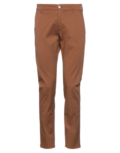 Grey Daniele Alessandrini Pants In Brown