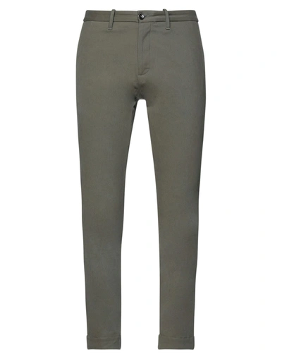 Nine:inthe:morning Man Pants Military Green Size 36 Cotton, Elastane