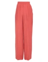 Agnona Pants In Brick Red