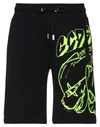 Gcds Side Logo Detail Drawstring Shorts In Black