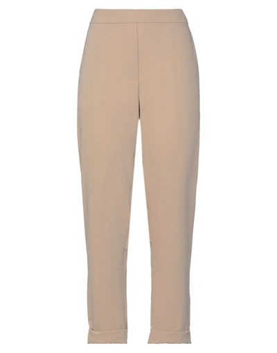 P.a.r.o.s.h P. A.r. O.s. H. Woman Pants Beige Size Xl Polyester In Beige