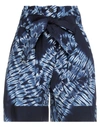 P.a.r.o.s.h Printed Poplin Shorts  Nd Parosh Donna Xs In Blue