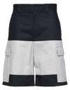 Msgm Shorts & Bermuda Shorts In Dark Blue