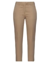 Dondup Woman Pants Khaki Size 25 Lyocell, Cotton, Elastane In Beige